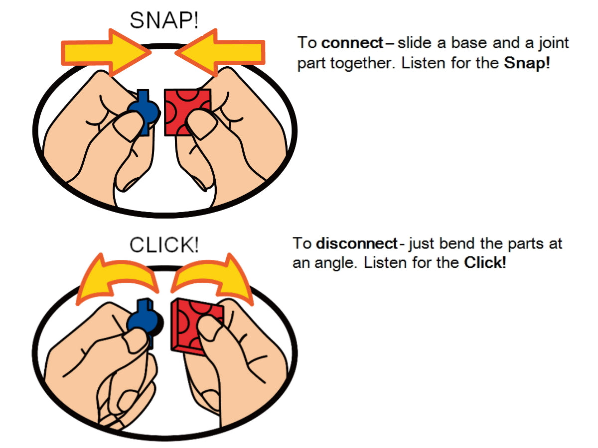 Snap! Click! Sensory Play with LaQ