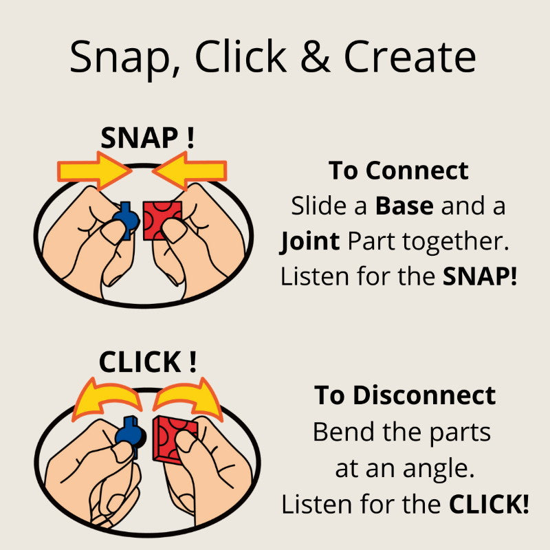 Snap Click and Create Building Toys