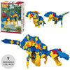 Dinosaur World SPINOSAURUS - 7 Models, 175 Pieces