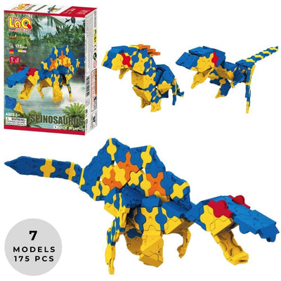 Dinosaur World SPINOSAURUS - 7 Models, 175 Pieces