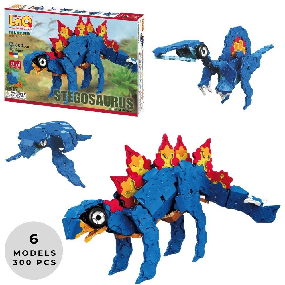 Dinosaur World Stegosaurus - 6 models, 300 pieces