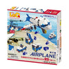 Hamacron Constructor AIRPLANE - 5 Models, 180 Pieces - Back cover of package