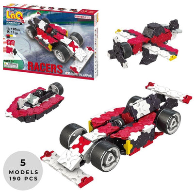 Hamacron Constructor RACERS - 5 Models, 190 Pieces - Main Product with models