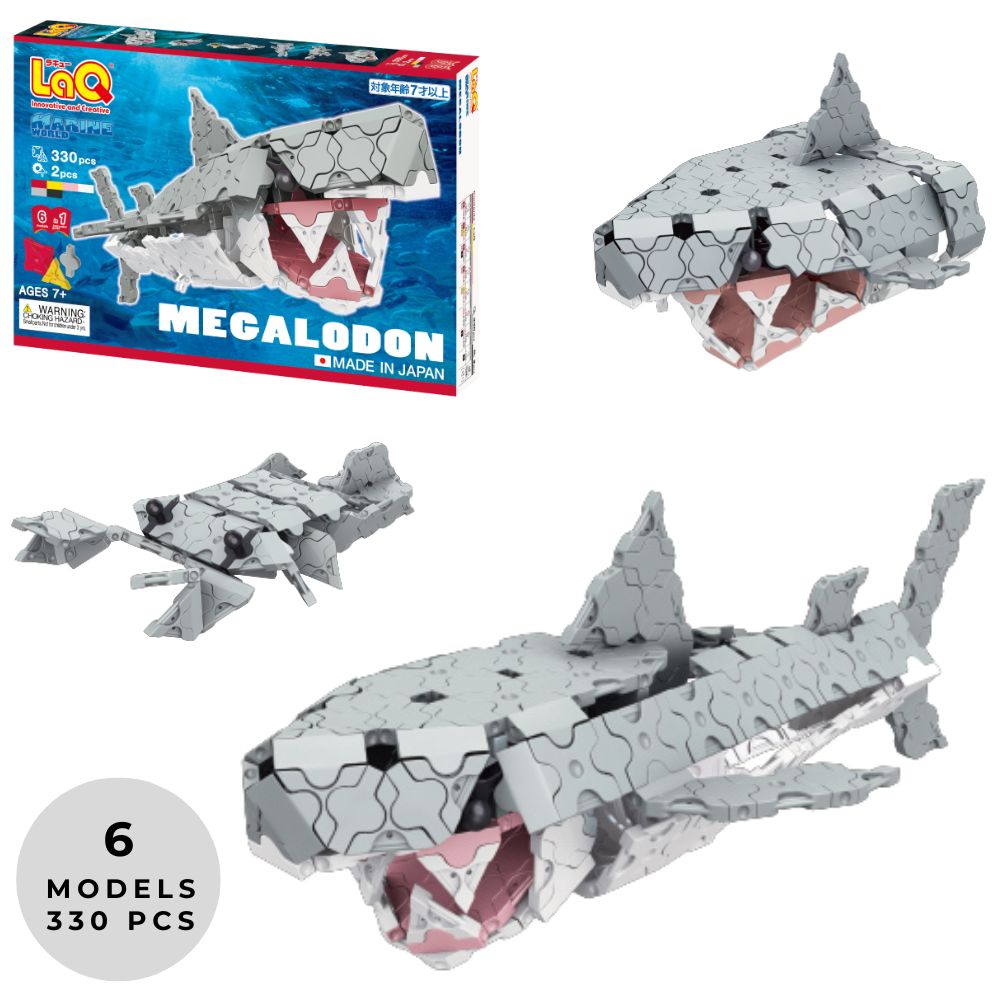 Marine World MEGALODON - 6 Models, 320 Pieces - Megalodon model