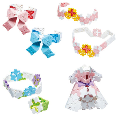 Sweet Collection TWINKLE CASTLE - 14 Models, 700 Pieces - Ribbon Bow Bracelets Tiara Necklace Ball Gown Dress models