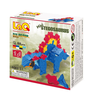 Front cover of LaQ product: Dinosaur World Mini Stegosaurus