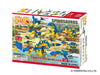Back cover of LaQ product Dinosaur World SPINOSAURUS - 7 Models, 175 Pieces