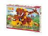 Front cover of LaQ product: Dinosaur World Triceratops & Pteranodon