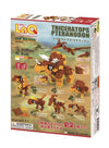 Back cover of LaQ product Dinosaur World Triceratops & Pteranodon
