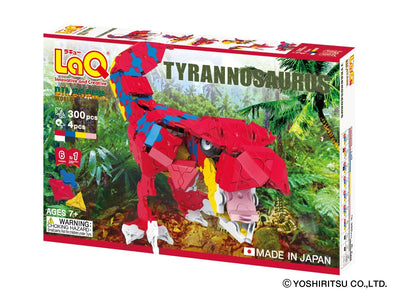 Dinosaur World TYRANNOSAURUS - 6 Models, 300 Pieces - Front cover of product