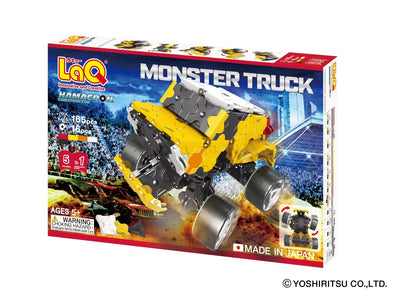 Front cover of LaQ product: Hamacron Constructor MONSTER TRUCK - 5 Models, 165 Pieces