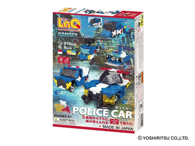Back cover of LaQ product Hamacron Constructor Police Car