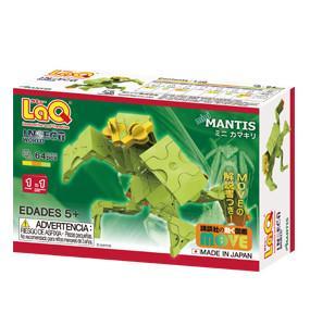 Back cover of LaQ product Insect World Mini Mantis