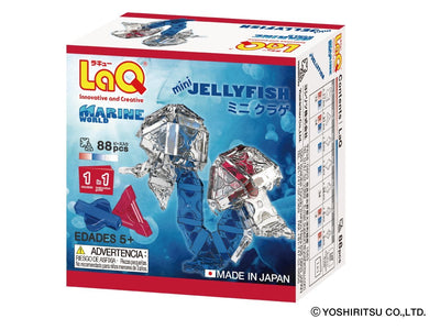 Back cover of LaQ product Marine World Mini Jellyfish