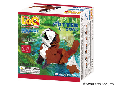 Back cover of LaQ product Marine World Mini Otter