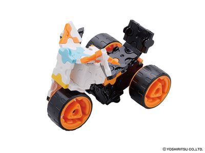 BONUS SET 2019 - 100 Models, 1200 Pieces - Trike with orange middle wheels