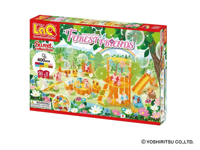 Front cover of LaQ product: Sweet Collection FOREST FRIENDS - 14 Models, 400 Pieces