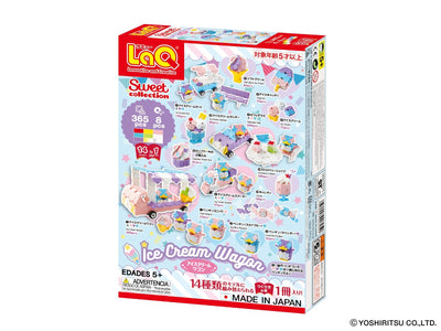 Sweet Collection - Ice Cream Wagon - 14 models, 365 pieces - Back cover of product