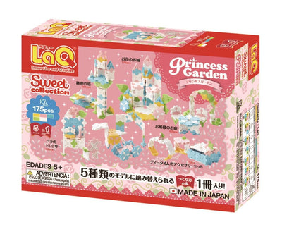 Back cover of LaQ product Sweet Collection Princess Garden