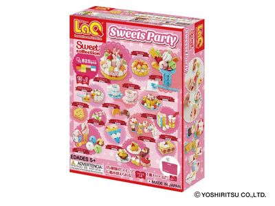 Back cover of LaQ product Sweet Collection Sweets Party
